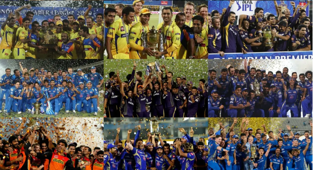 IPL Winners list